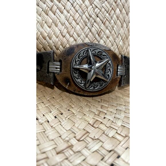 Bullhide Star Central Straw Cowboy Hat Size Large - Picture 9 of 12